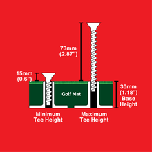 Load image into Gallery viewer, Margin Tee Holder and Tee Pack - Golf Mat / Simulator