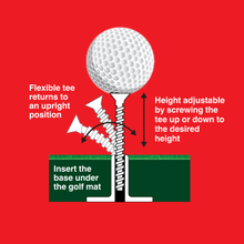 Load image into Gallery viewer, Margin Tee Holder and Tee Pack - Golf Mat / Simulator
