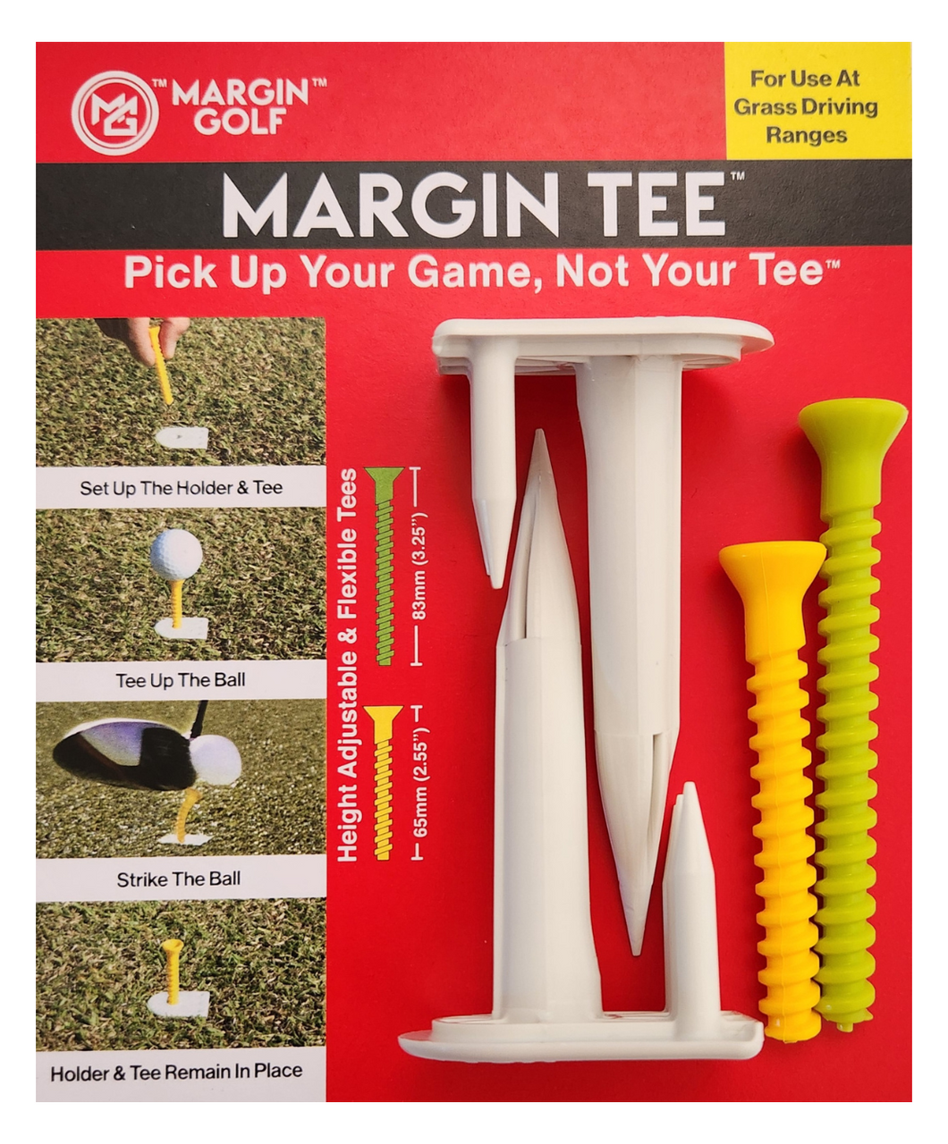 Margin Tee Holder and Tee Pack